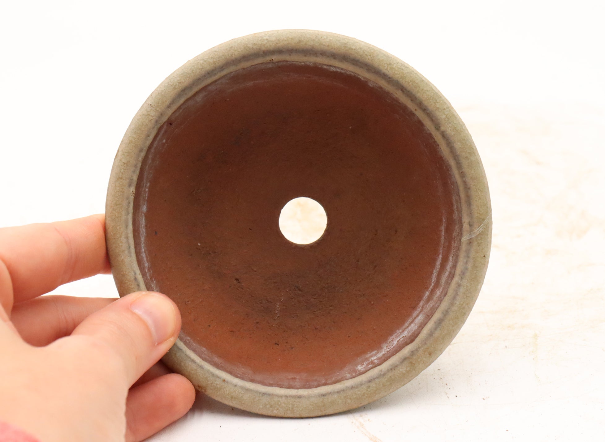 Round Glazed Yozan Bonsai Container