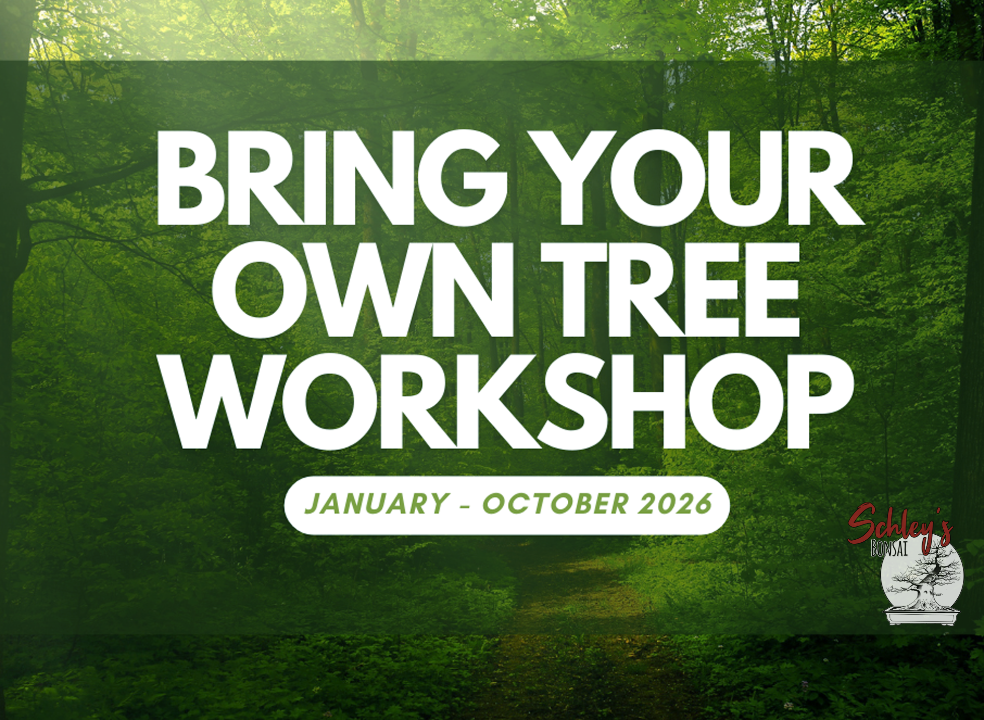 2026 Bring Your Own Tree Workshop