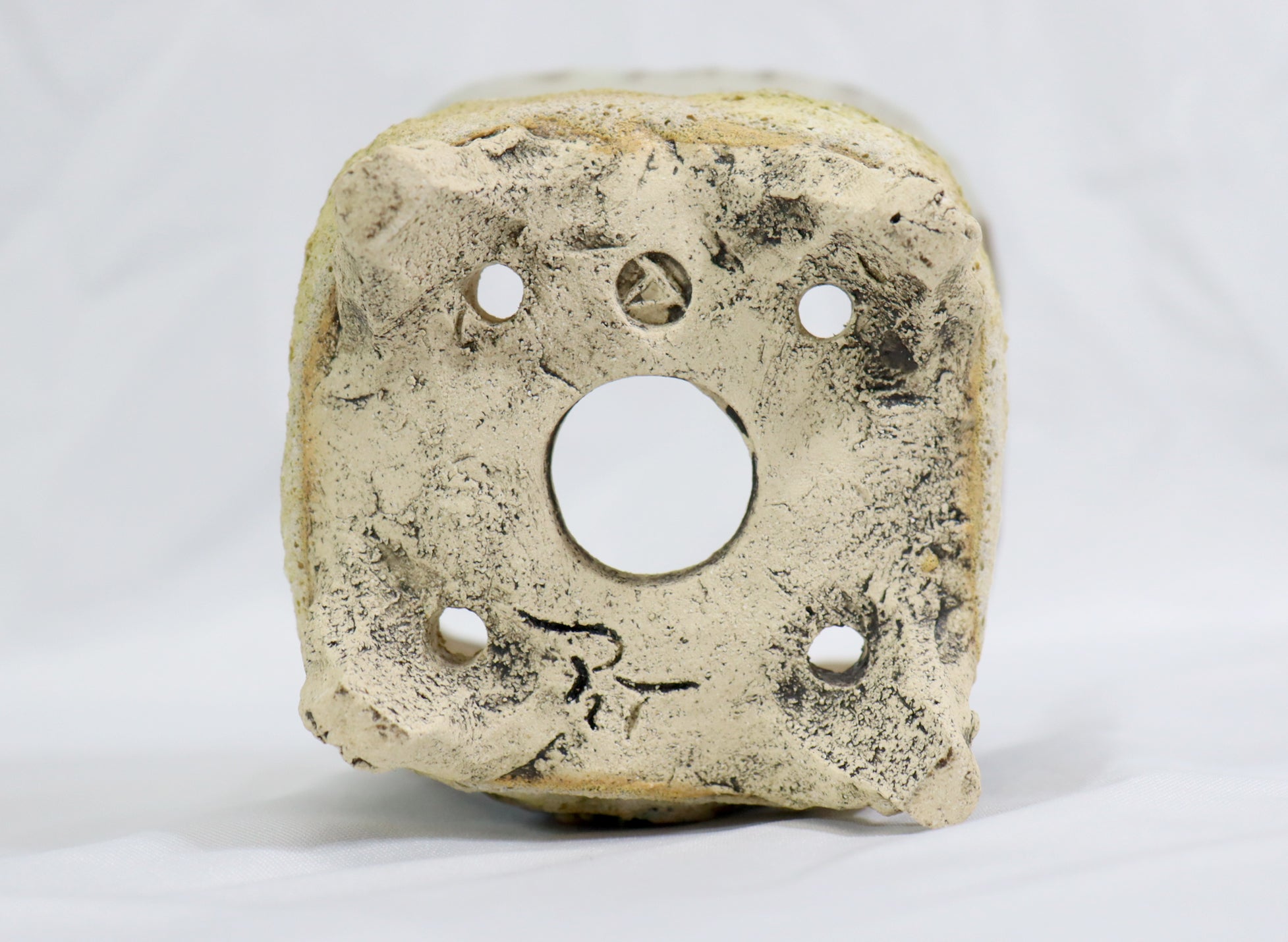 Rustic Dragon Face Pot