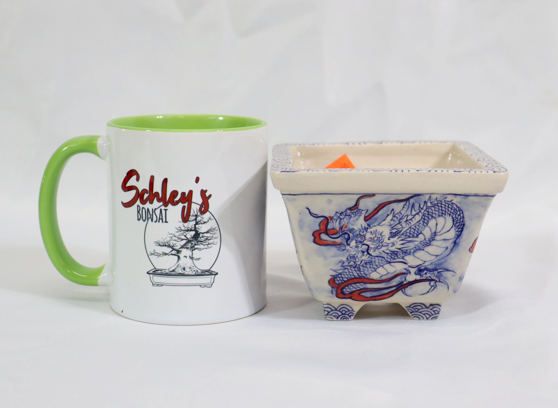 Hand Painted Dragon Pot